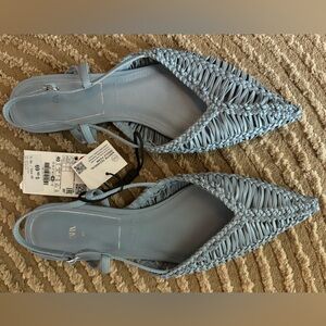 Woven Slingback Flats